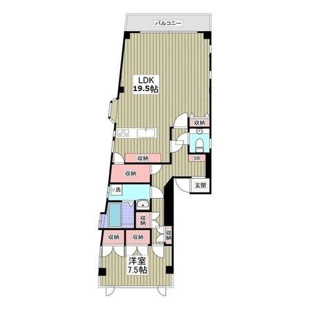 リブレス南浦和の物件間取画像